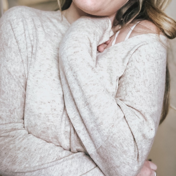 Genevieve Soft Luxe Sweater | Beige - Picture 2 of 3